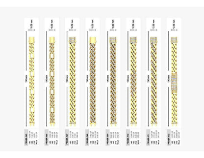 160 Chain Bracelets STL & 3DM Files