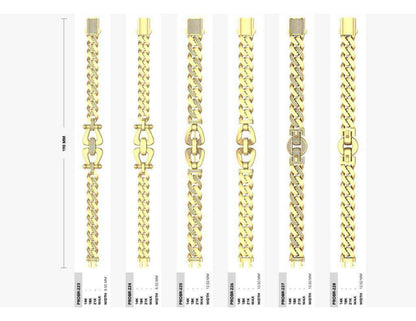 160 Chain Bracelets STL & 3DM Files