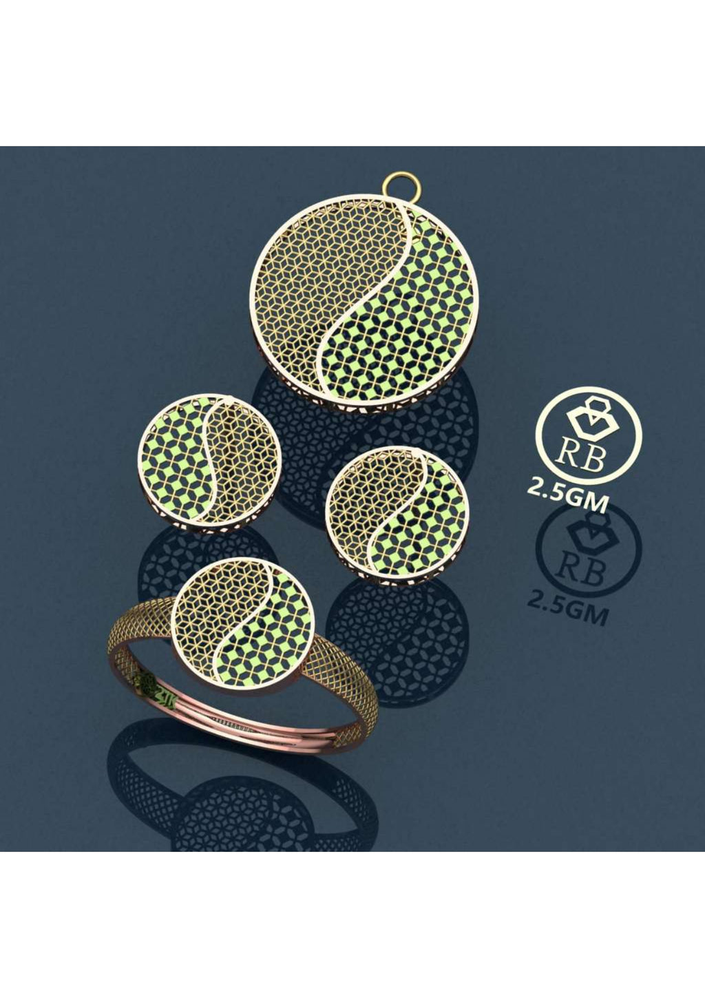 20 Turkish Complete Pendant Sets STL & 3DM Files