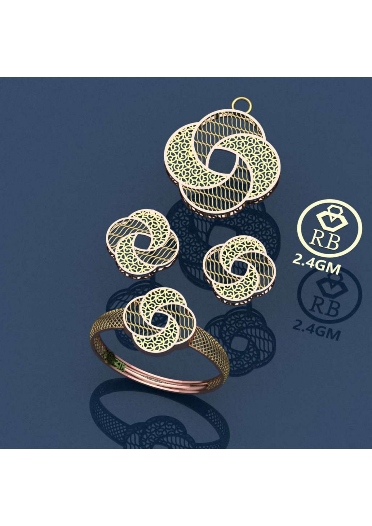 20 Turkish Complete Pendant Sets STL & 3DM Files