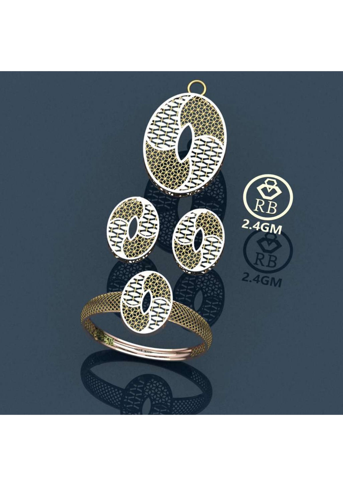 20 Turkish Complete Pendant Sets STL & 3DM Files