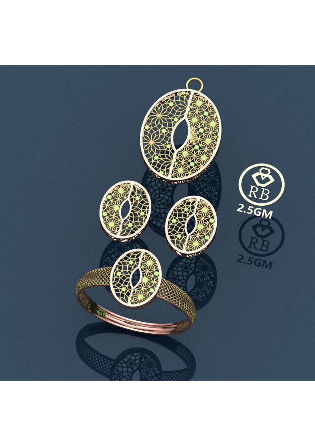 20 Turkish Complete Pendant Sets STL & 3DM Files