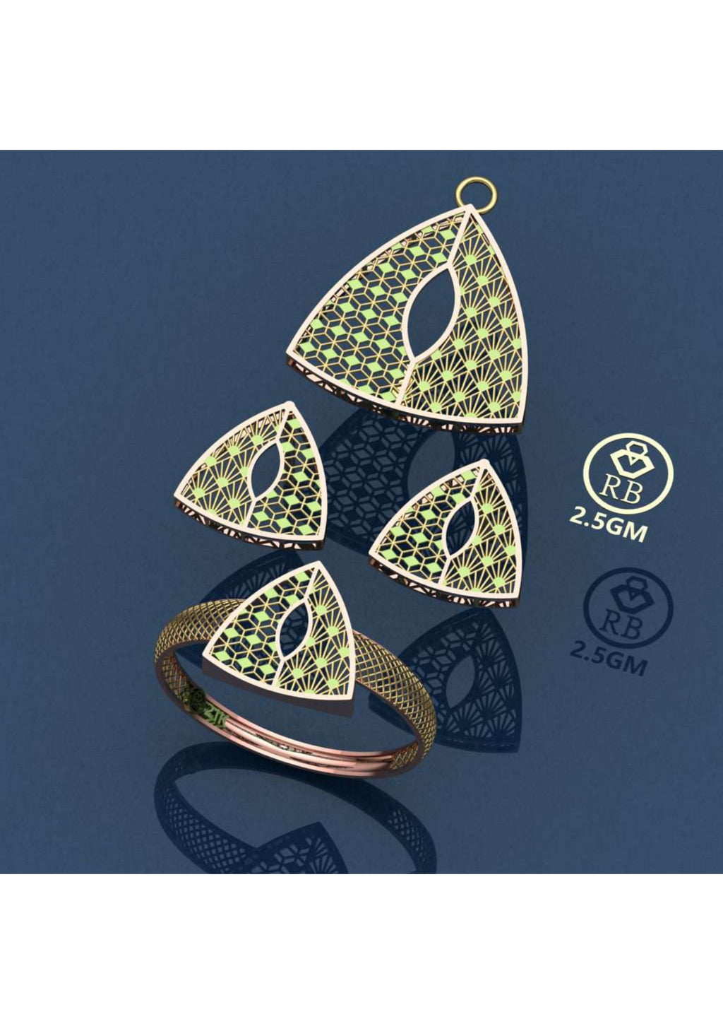 20 Turkish Complete Pendant Sets STL & 3DM Files