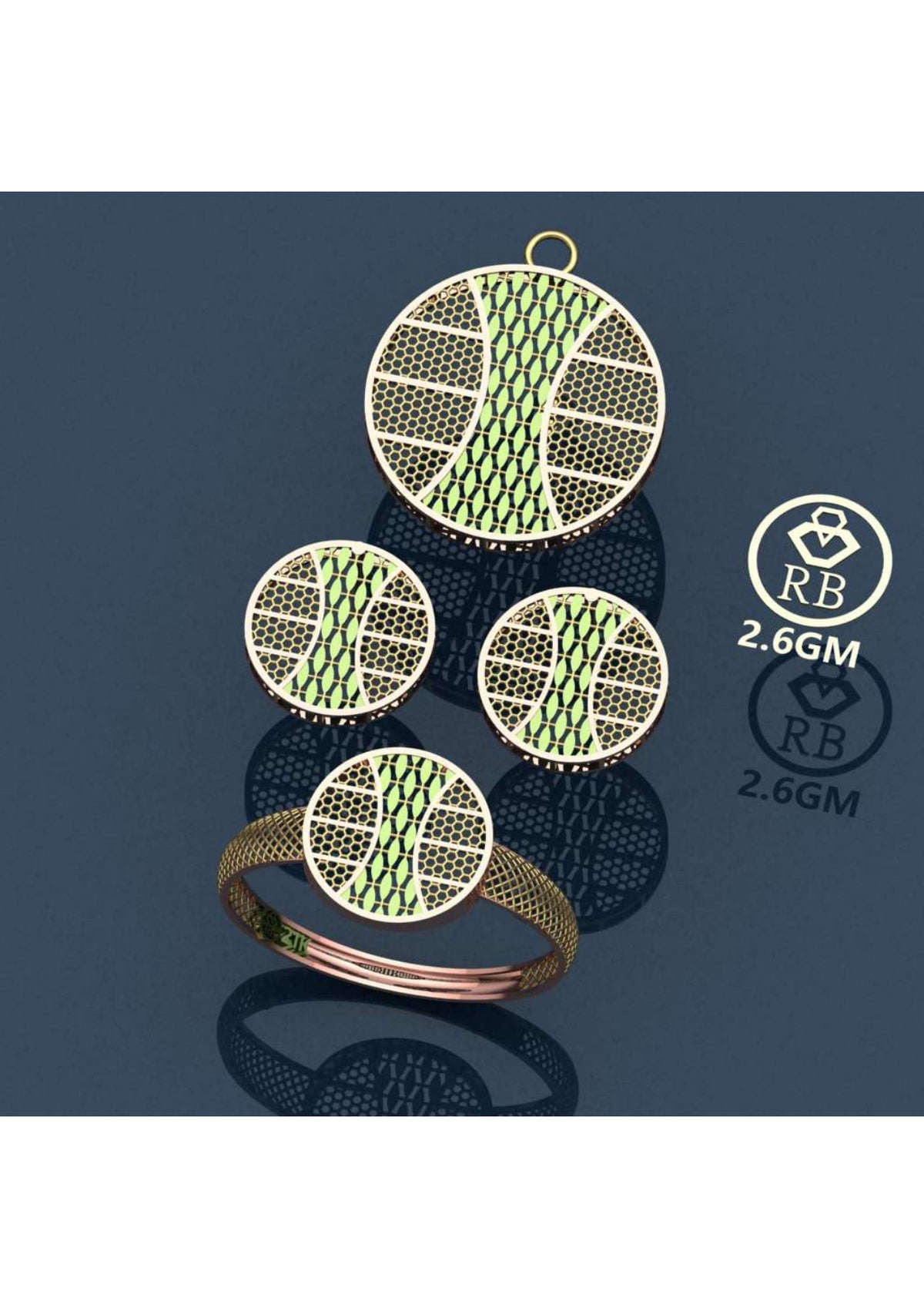 20 Turkish Complete Pendant Sets STL & 3DM Files
