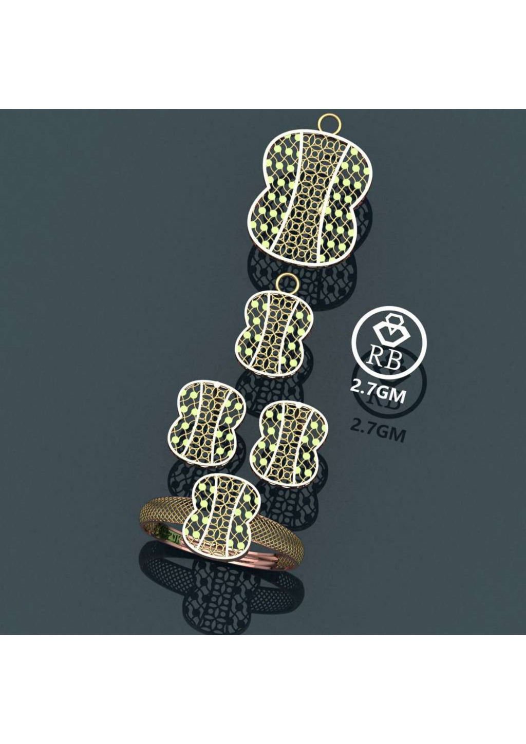 20 Turkish Complete Pendant Sets STL & 3DM Files