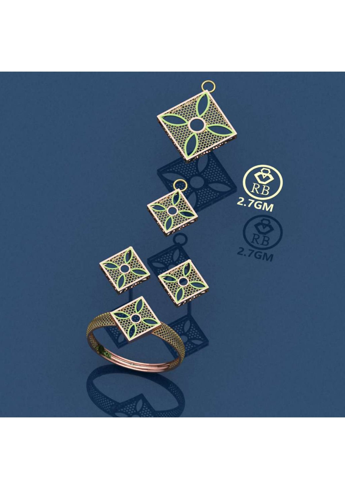20 Turkish Complete Pendant Sets STL & 3DM Files