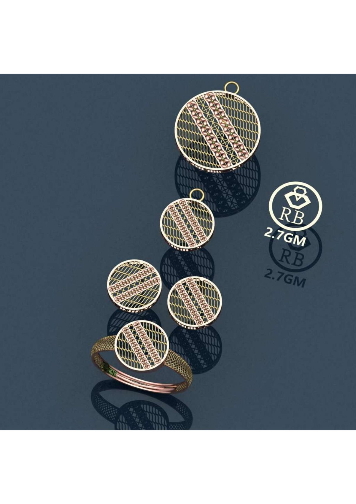 17 Turkish Pendent Sets STL & 3DM FIles