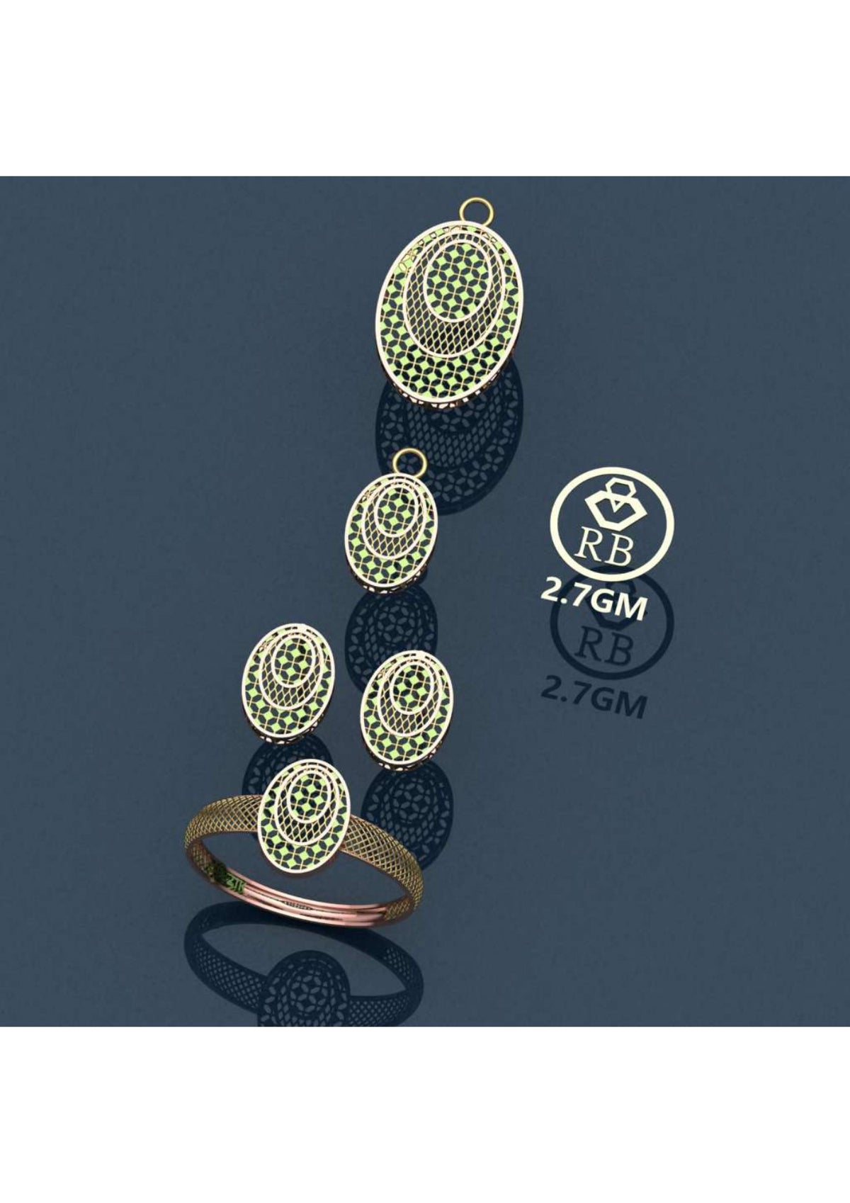 17 Turkish Pendent Sets STL & 3DM FIles