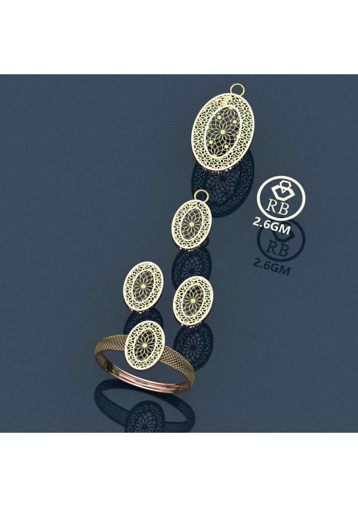 17 Turkish Pendent Sets STL & 3DM FIles