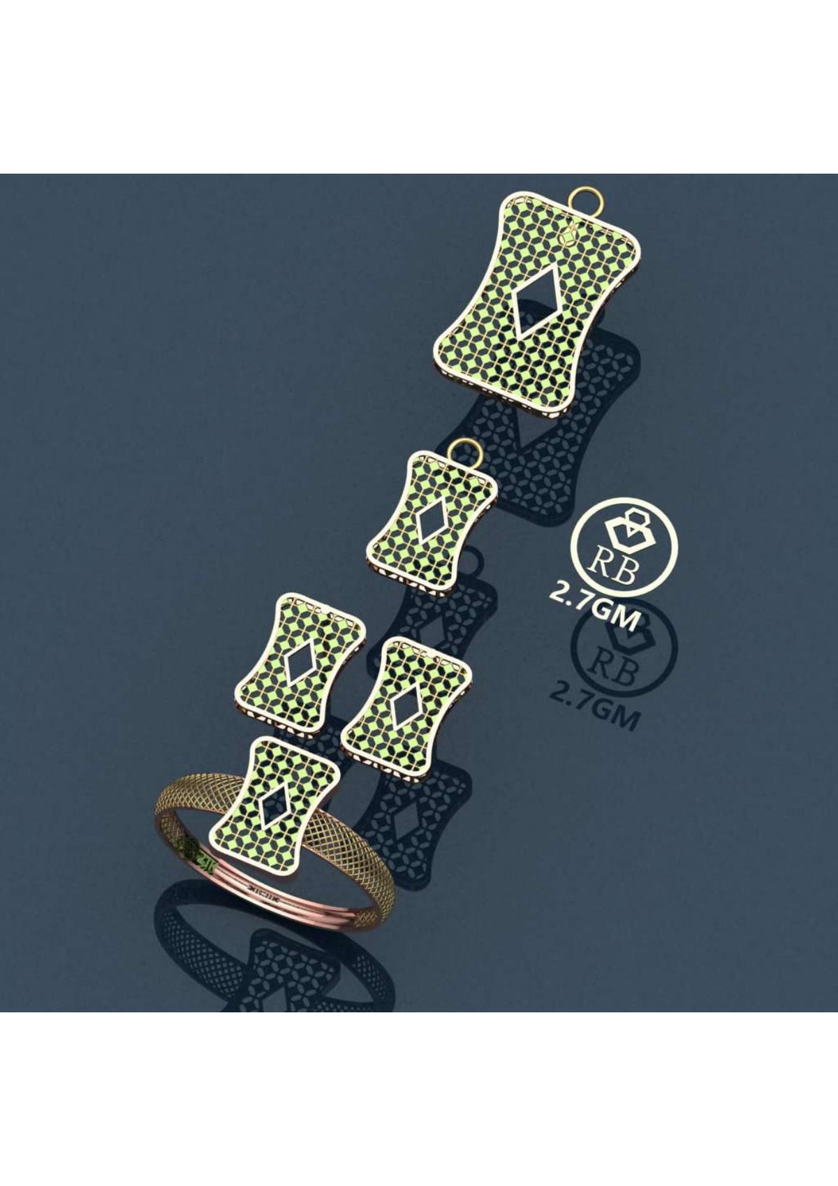 17 Turkish Pendent Sets STL & 3DM FIles