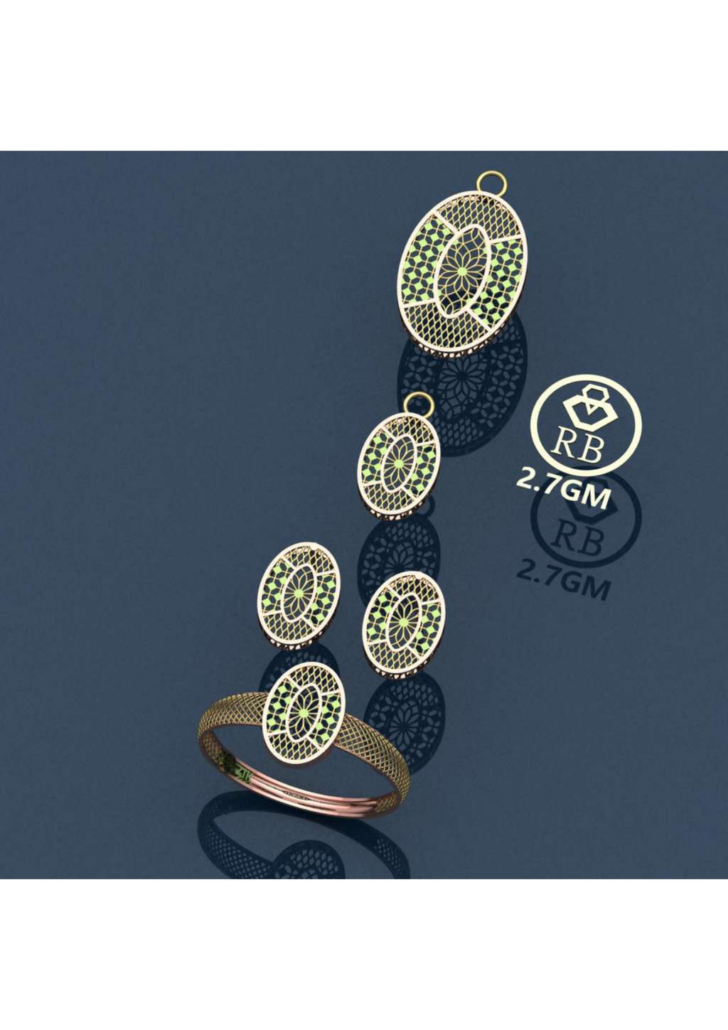 17 Turkish Pendent Sets STL & 3DM FIles