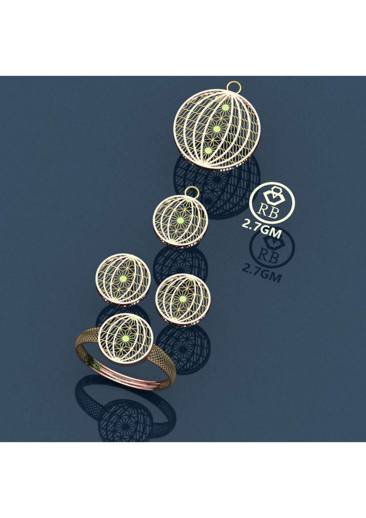 17 Turkish Pendent Sets STL & 3DM FIles