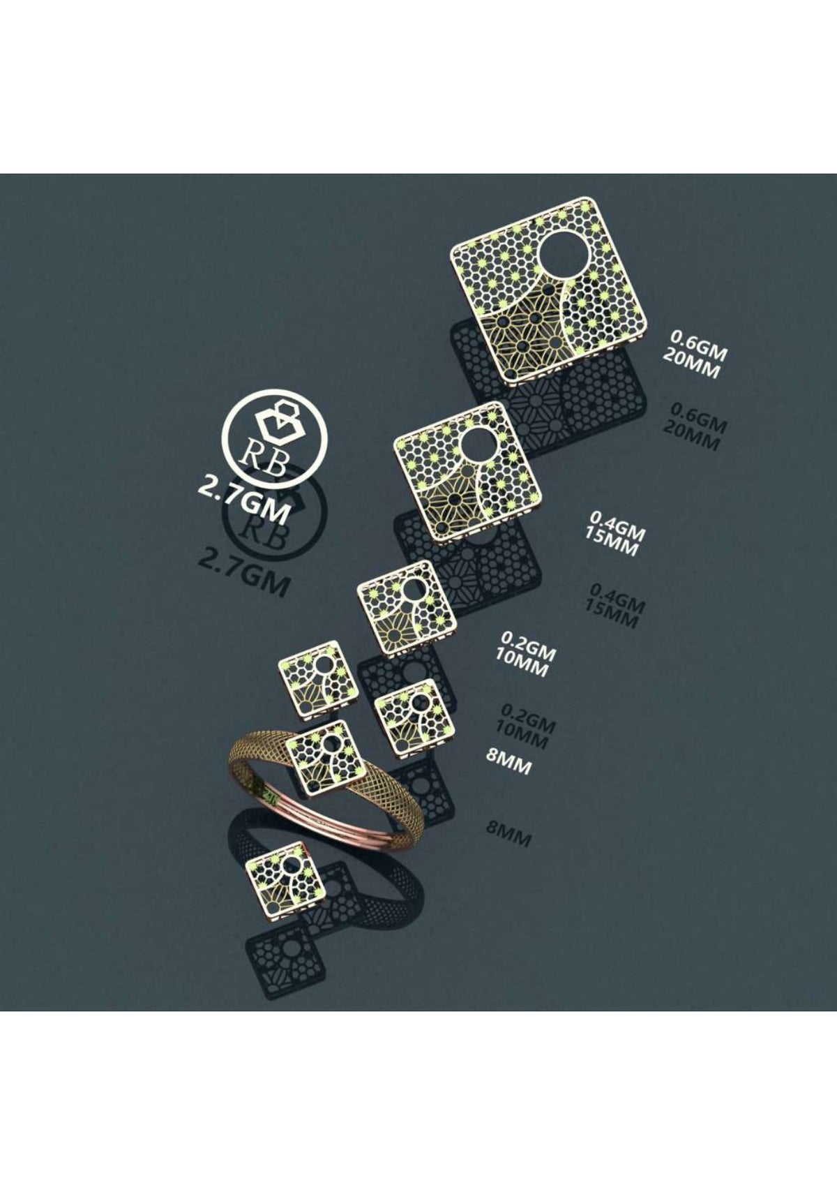 12 Turkish Pendant Sets STL & 3DM Files