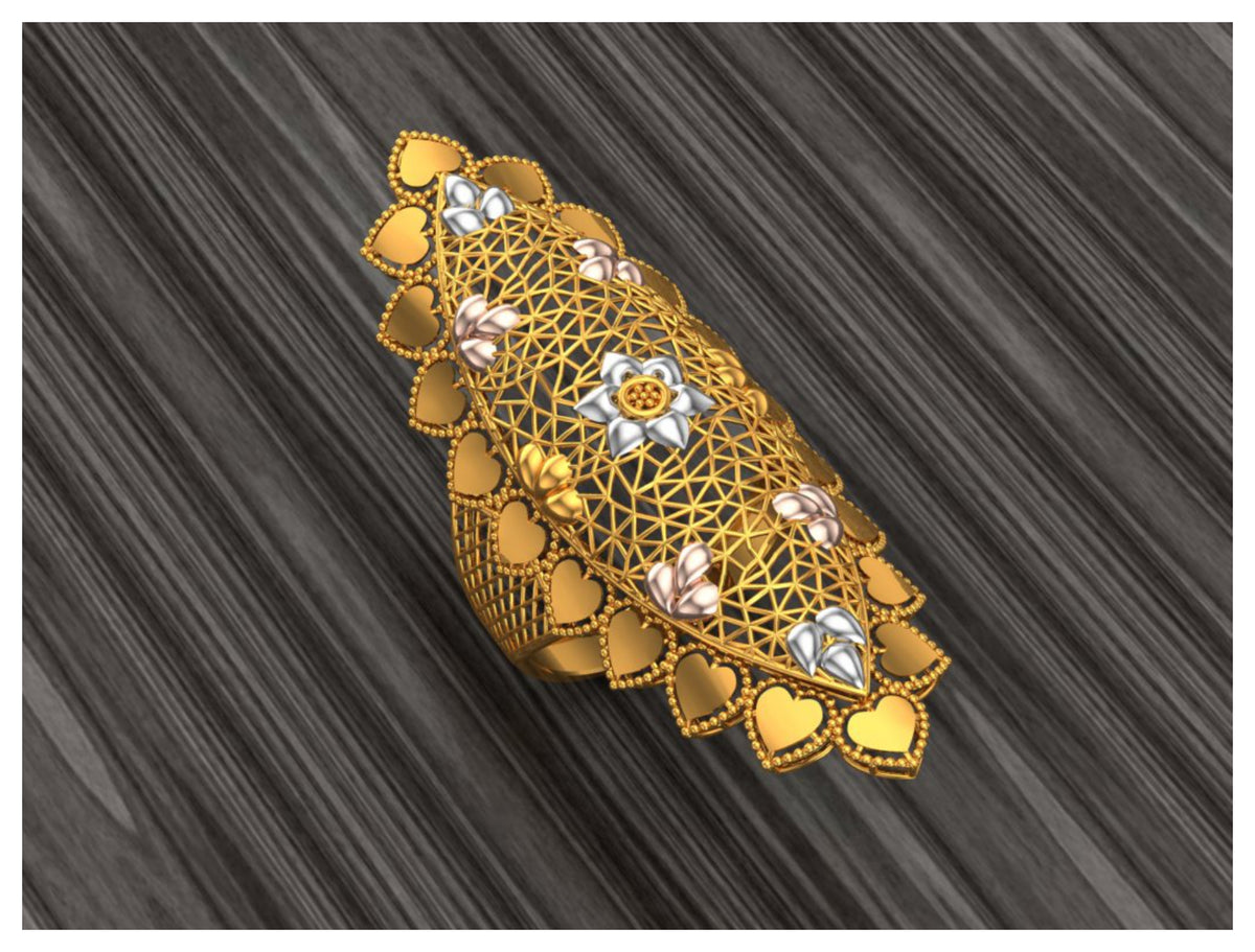New 50 Arabic Style Long Rings STL Files