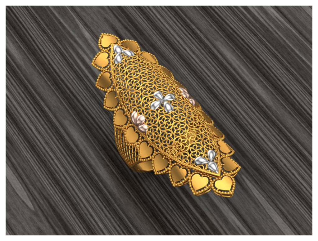 New 50 Arabic Style Long Rings STL Files