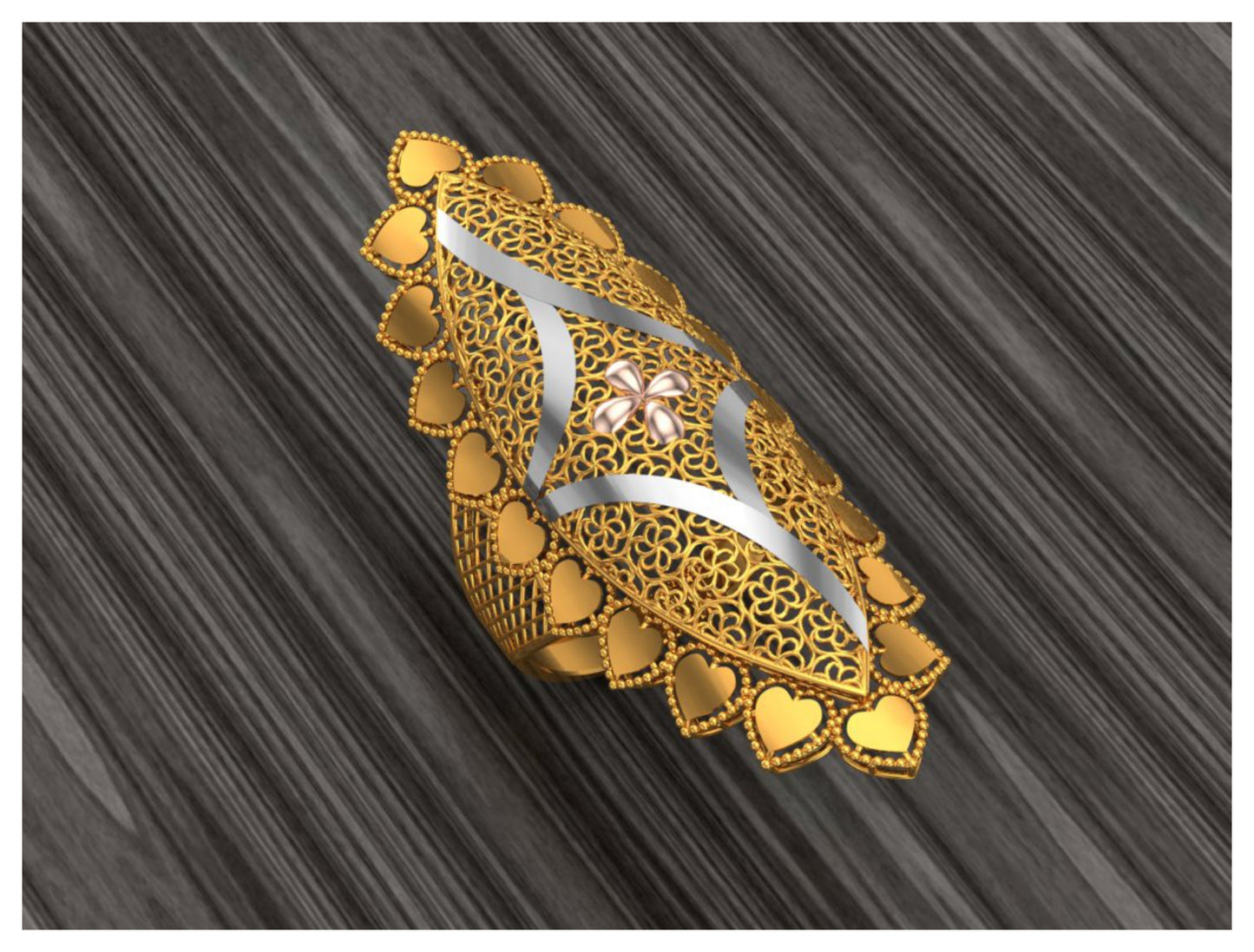 New 50 Arabic Style Long Rings STL Files
