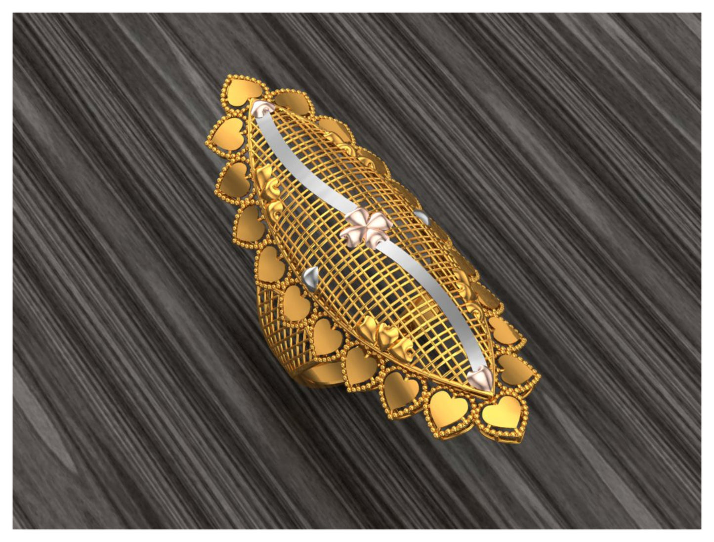 New 50 Arabic Style Long Rings STL Files