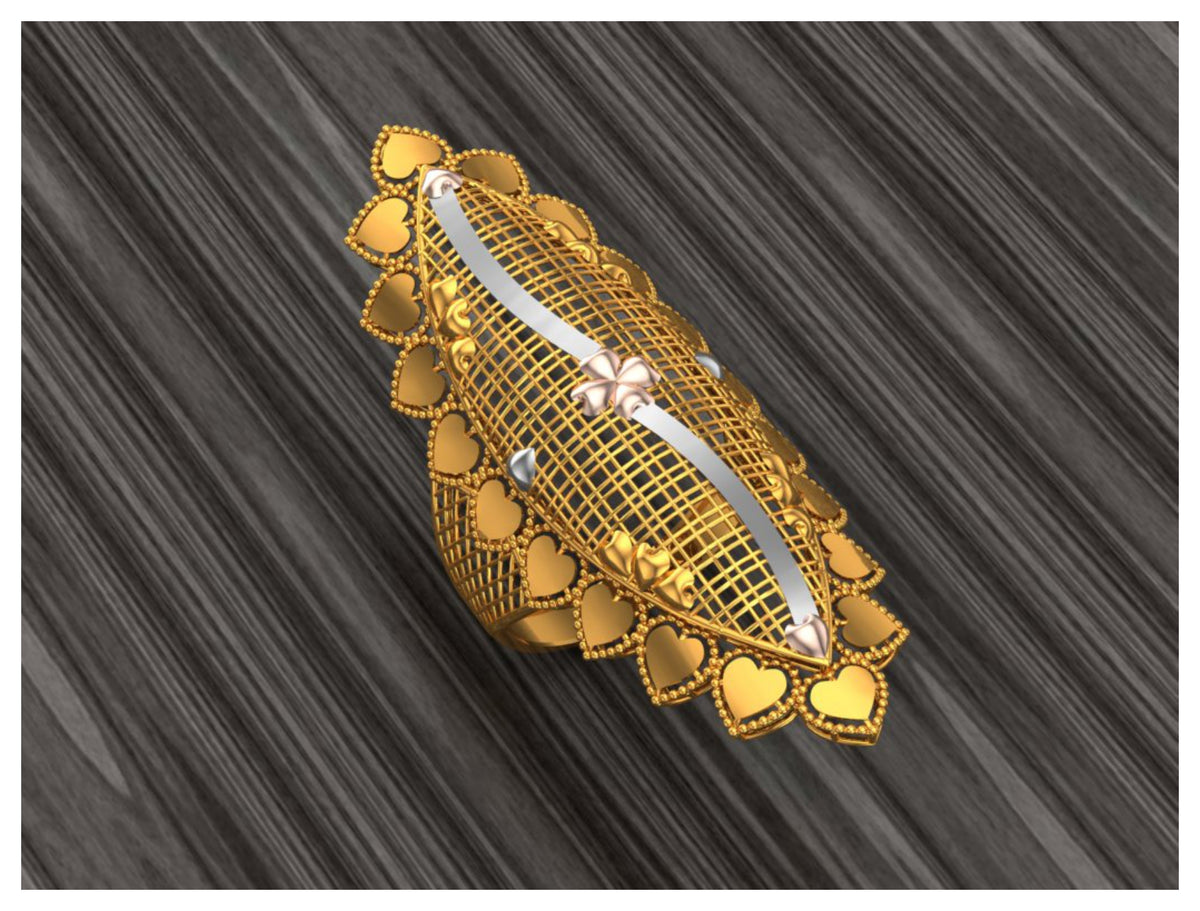 New 50 Arabic Style Long Rings STL Files