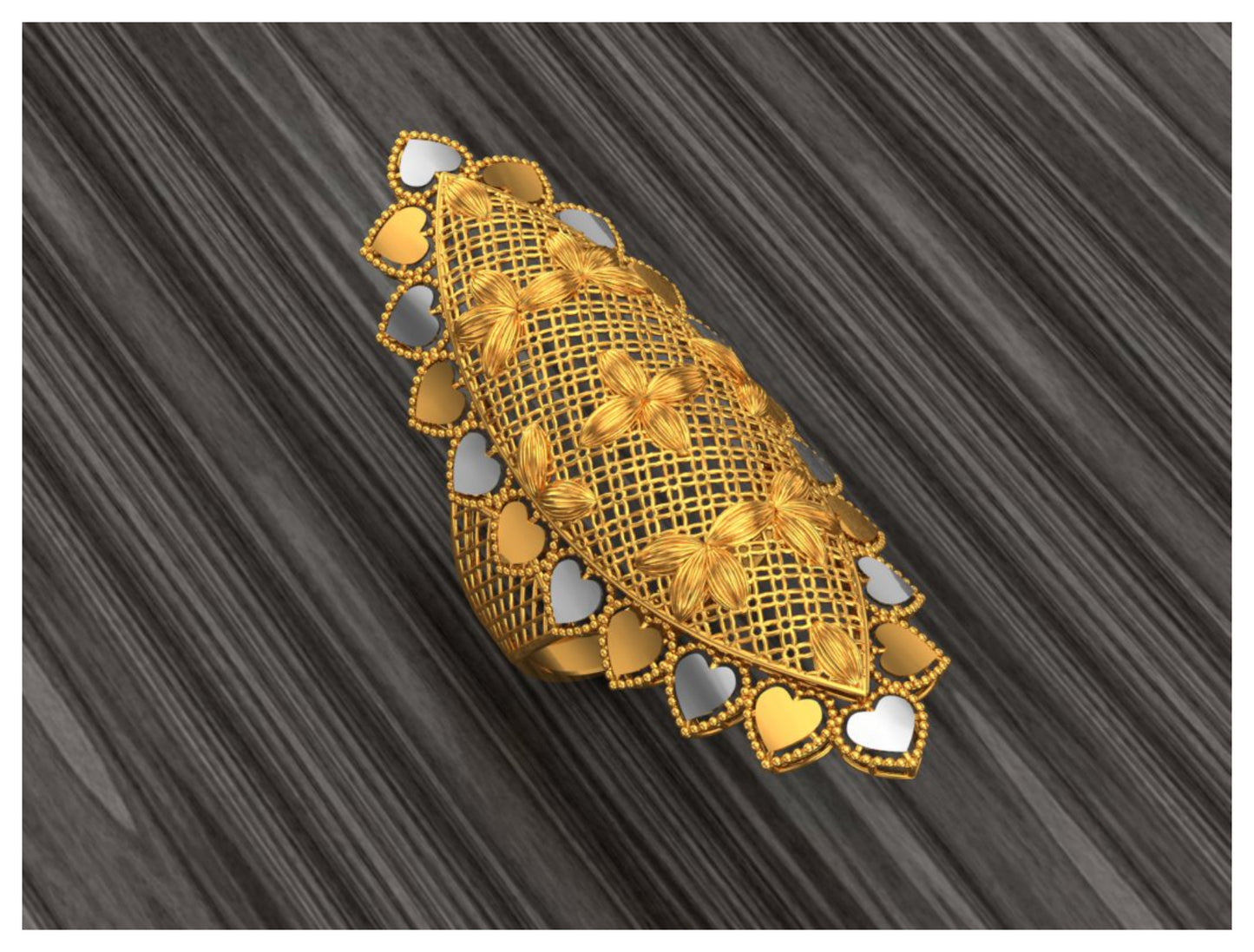 New 50 Arabic Style Long Rings STL Files