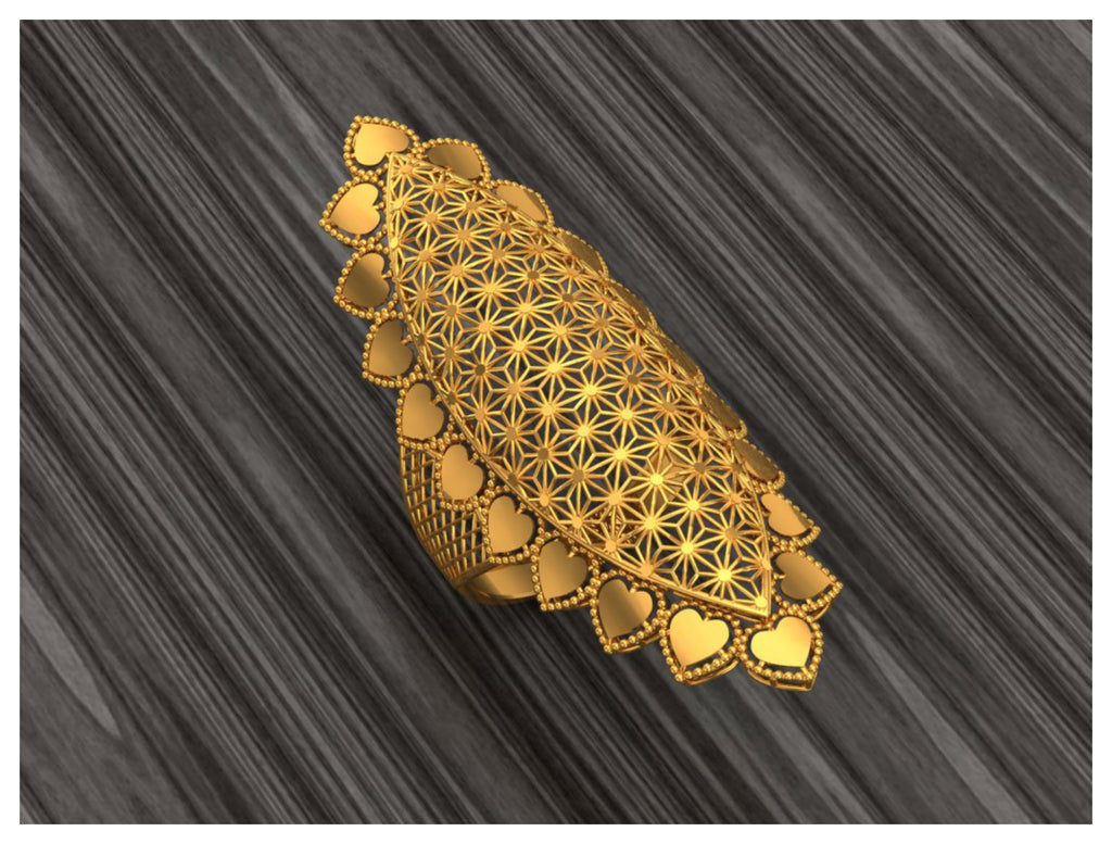 New 50 Arabic Style Long Rings STL Files