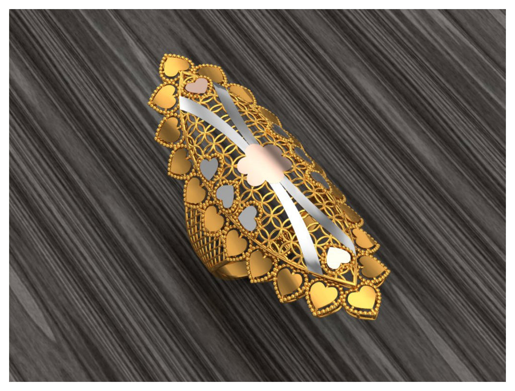 New 50 Arabic Style Long Rings STL Files