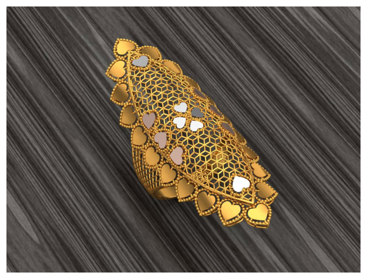 New 50 Arabic Style Long Rings STL Files