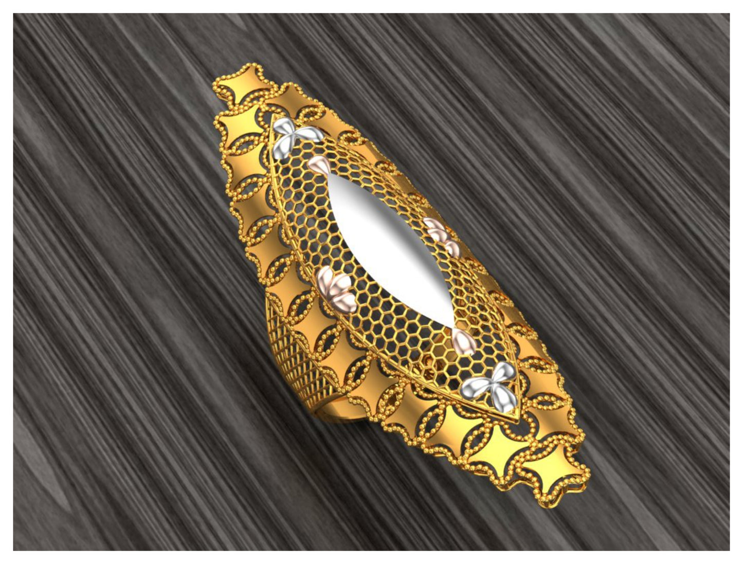 New 50 Arabic Style Long Rings STL Files