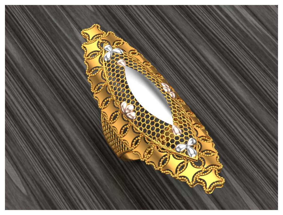 New 50 Arabic Style Long Rings STL Files