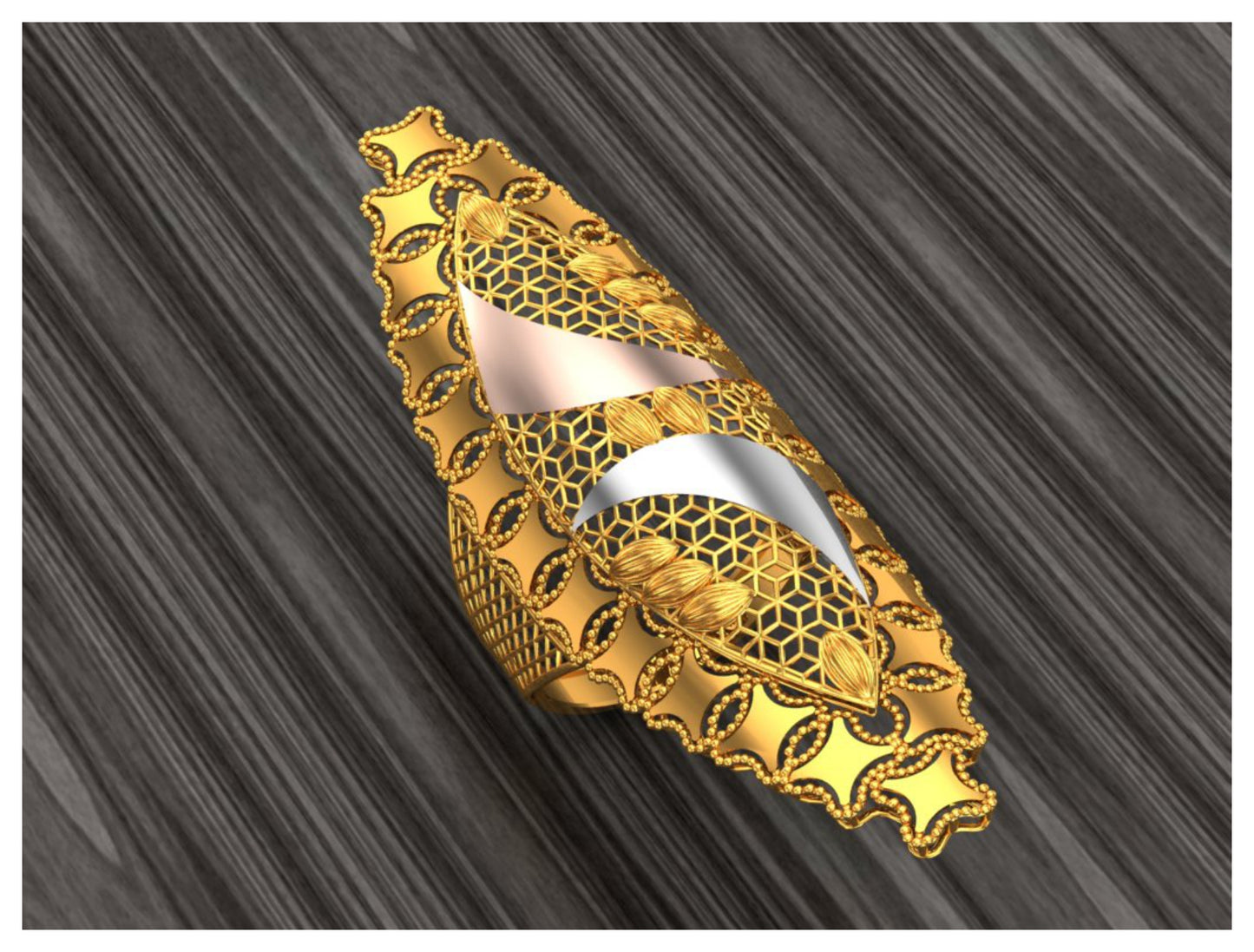 New 50 Arabic Style Long Rings STL Files