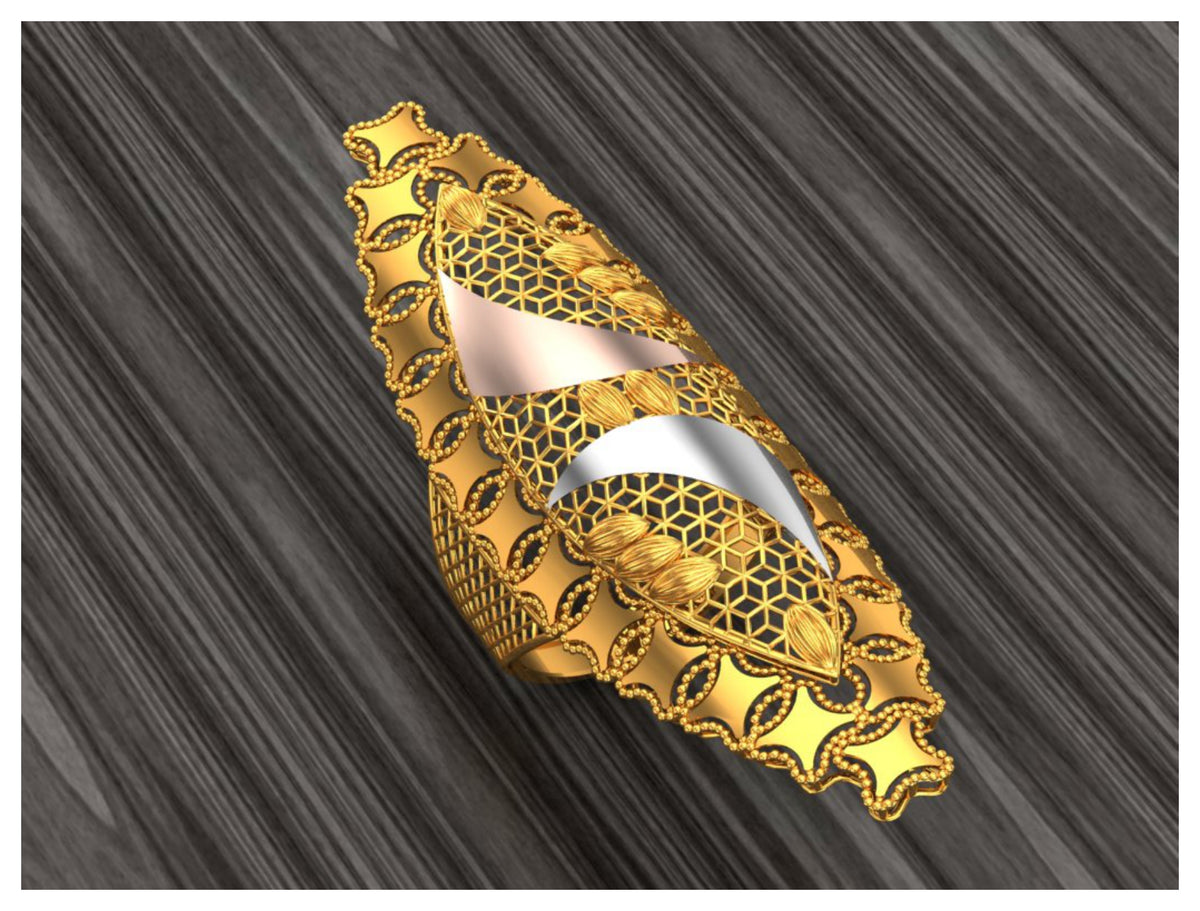New 50 Arabic Style Long Rings STL Files
