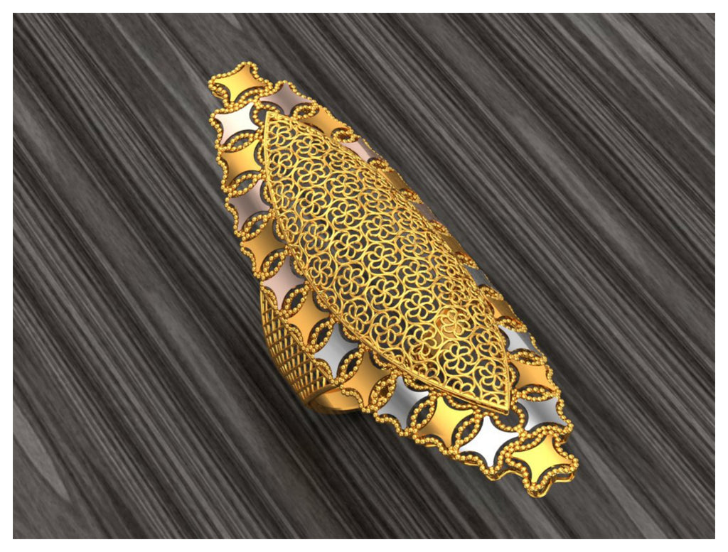 New 50 Arabic Style Long Rings STL Files