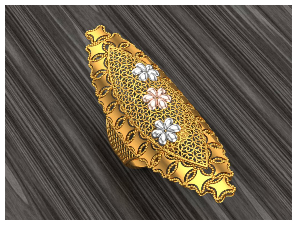 New 50 Arabic Style Long Rings STL Files