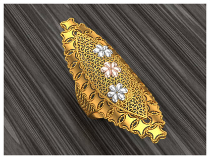 New 50 Arabic Style Long Rings STL Files