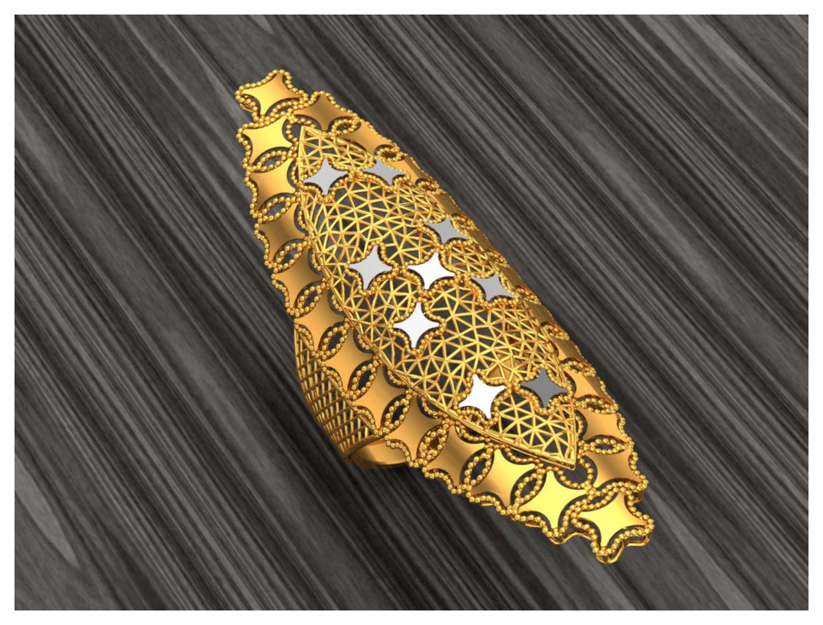 New 50 Arabic Style Long Rings STL Files