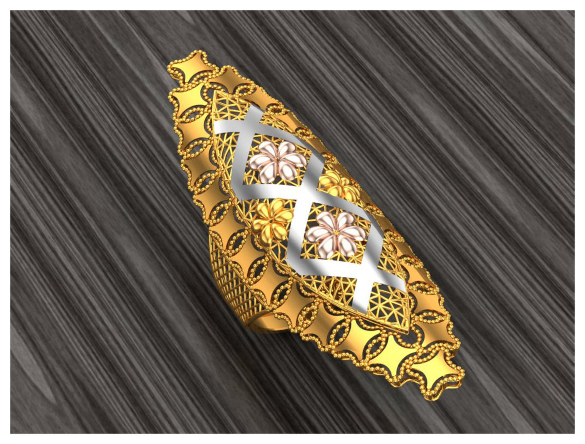 New 50 Arabic Style Long Rings STL Files