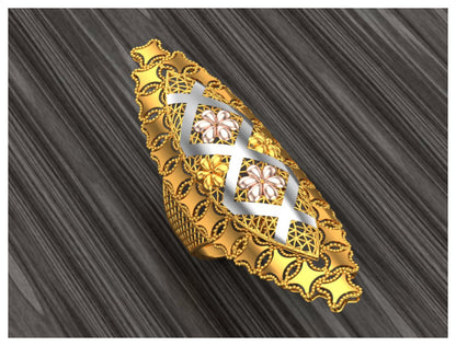 New 50 Arabic Style Long Rings STL Files