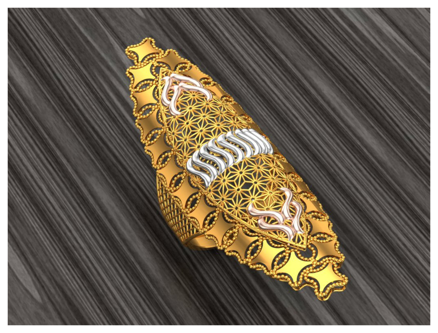 New 50 Arabic Style Long Rings STL Files