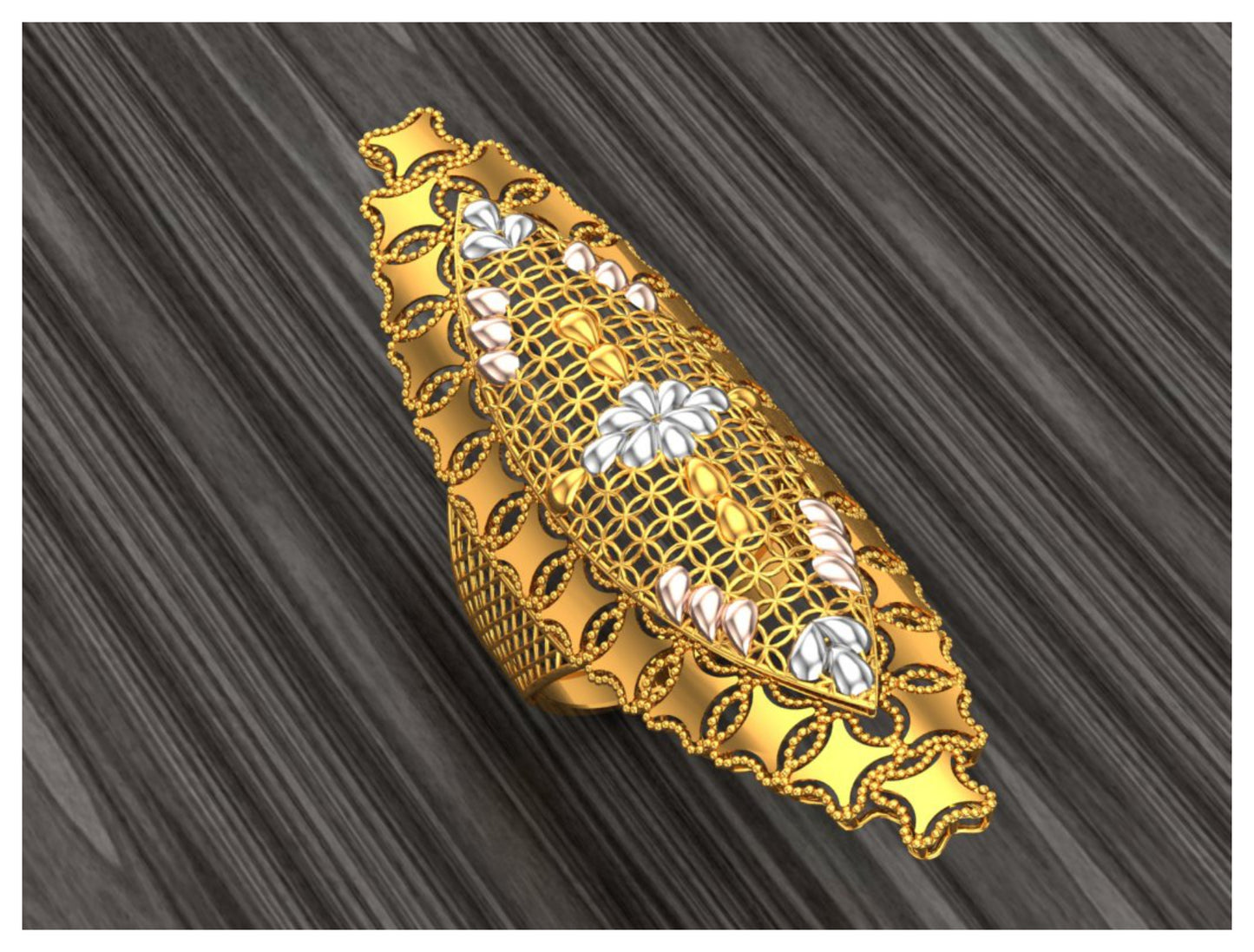 New 50 Arabic Style Long Rings STL Files
