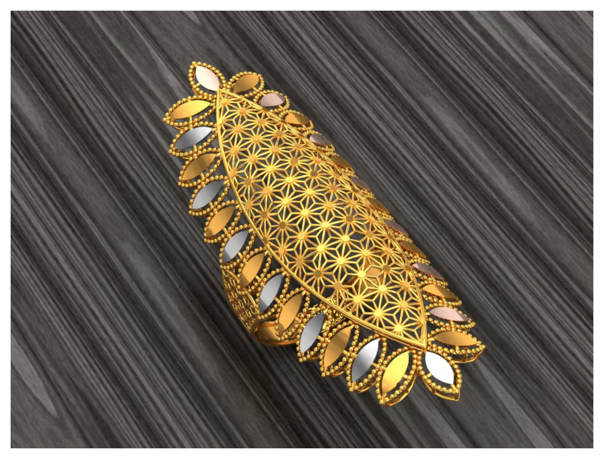 New 50 Arabic Style Long Rings STL Files