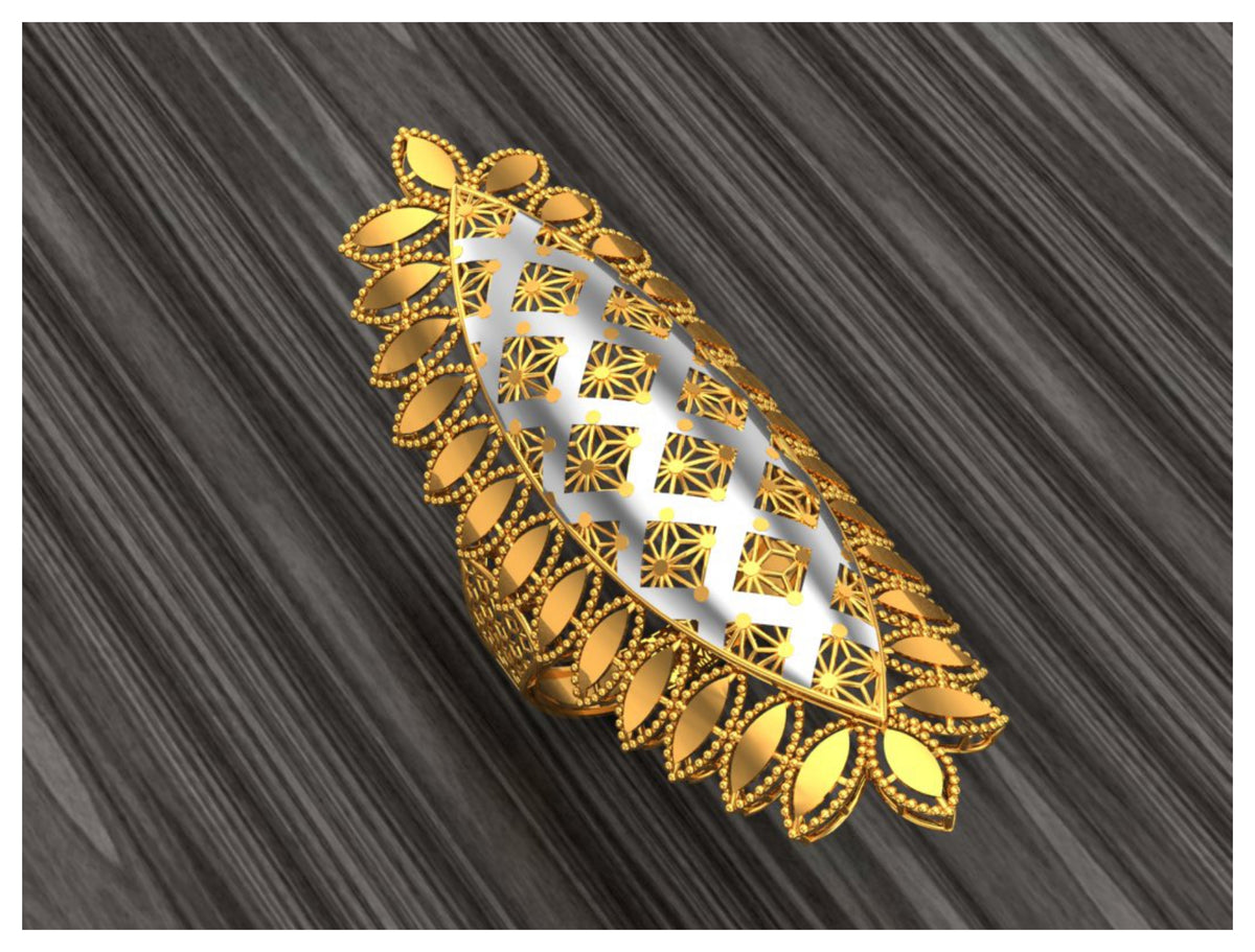 New 50 Arabic Style Long Rings STL Files