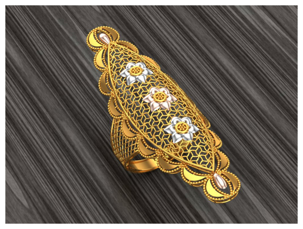 New 50 Arabic Style Long Rings STL Files