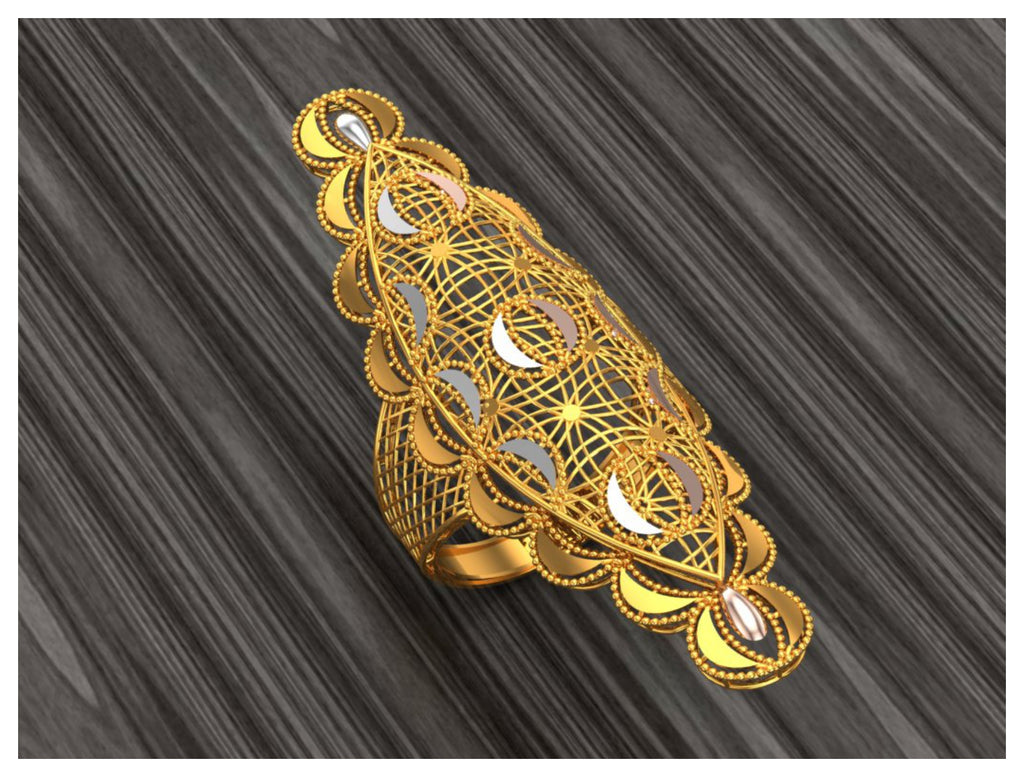 New 50 Arabic Style Long Rings STL Files