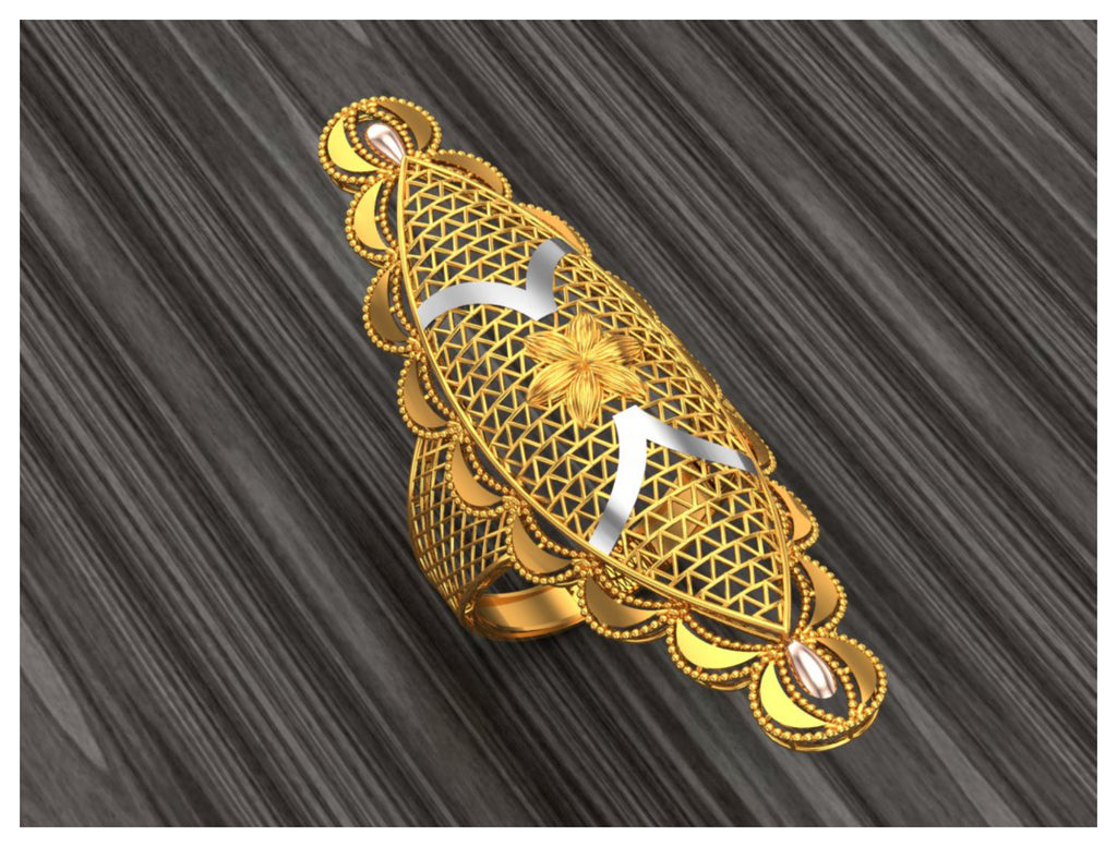 New 50 Arabic Style Long Rings STL Files