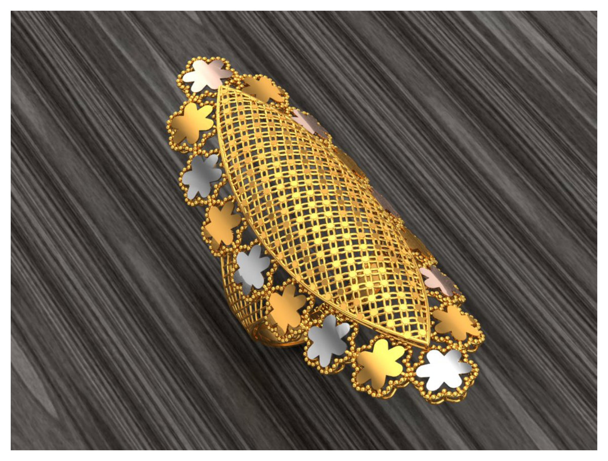 New 50 Arabic Style Long Rings STL Files