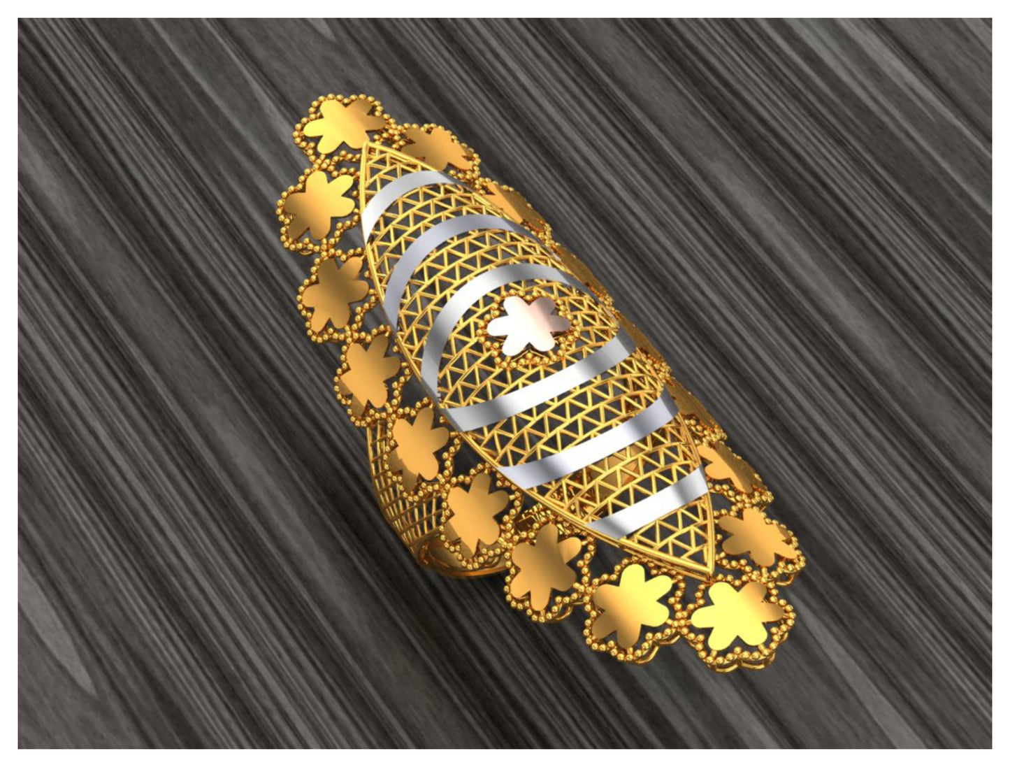 New 50 Arabic Style Long Rings STL Files