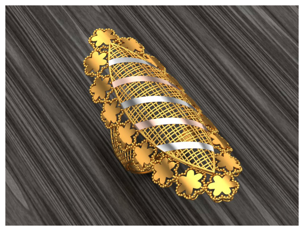 New 50 Arabic Style Long Rings STL Files