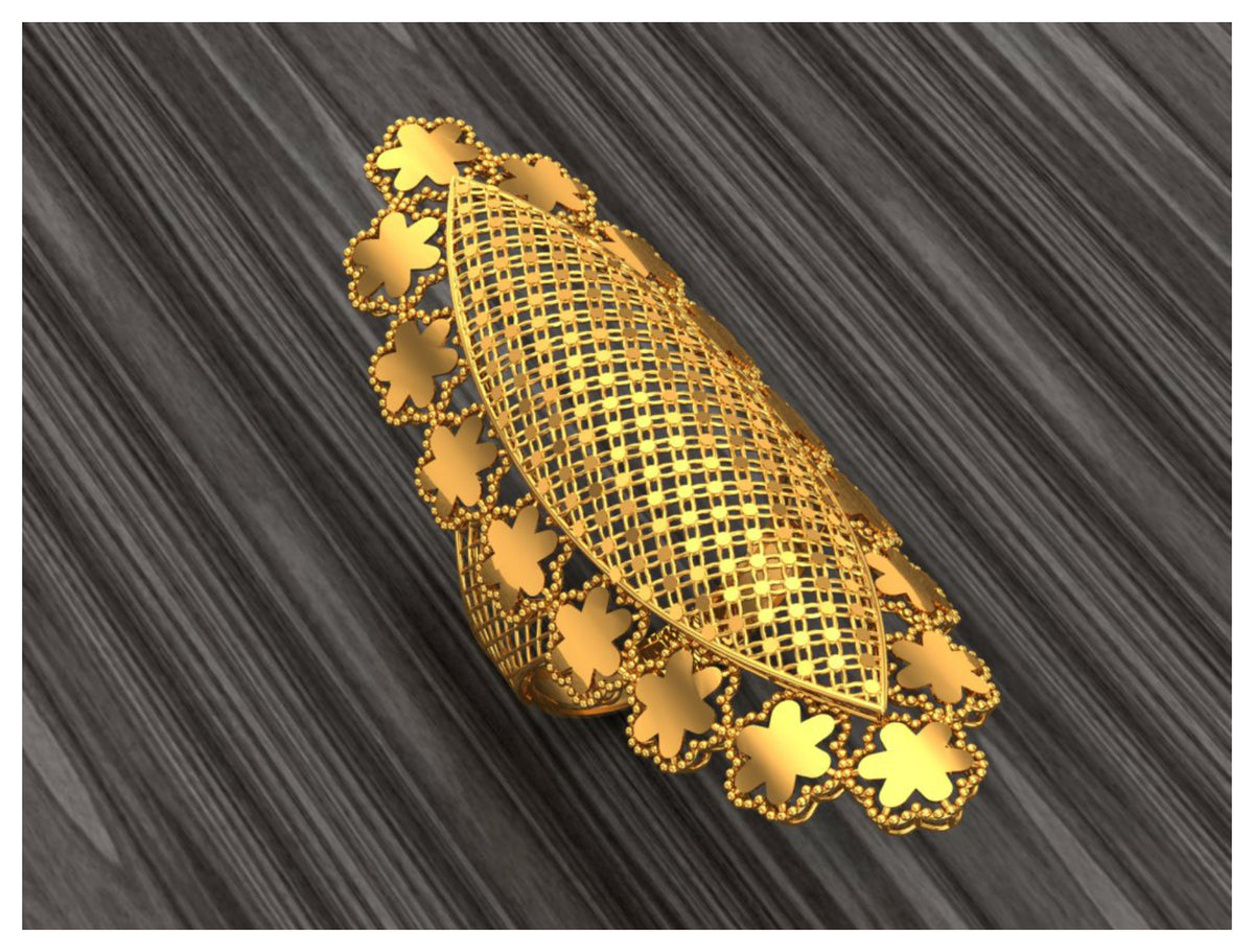 New 50 Arabic Style Long Rings STL Files