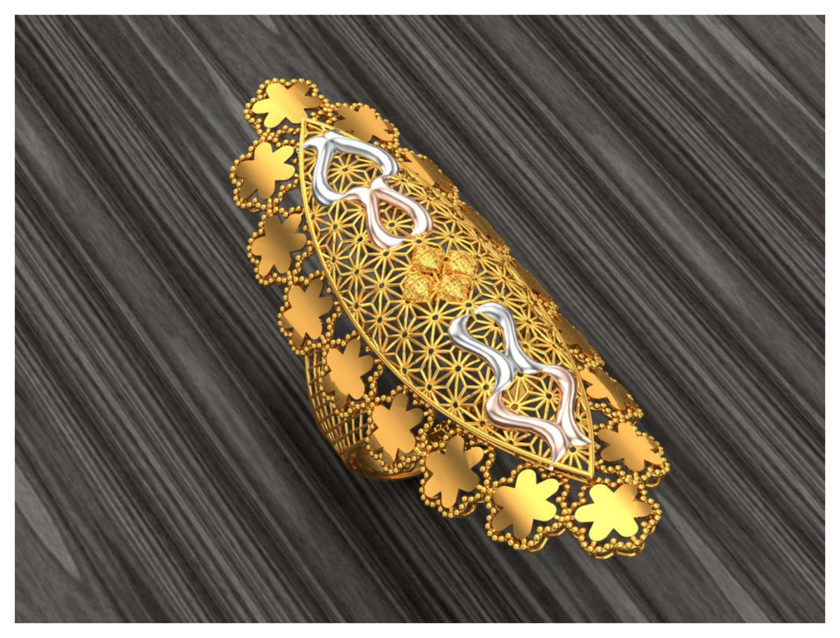 New 50 Arabic Style Long Rings STL Files
