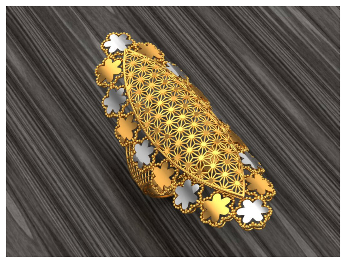 New 50 Arabic Style Long Rings STL Files
