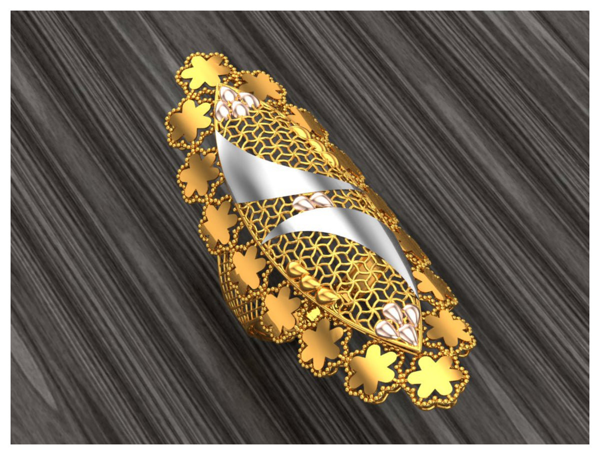 New 50 Arabic Style Long Rings STL Files